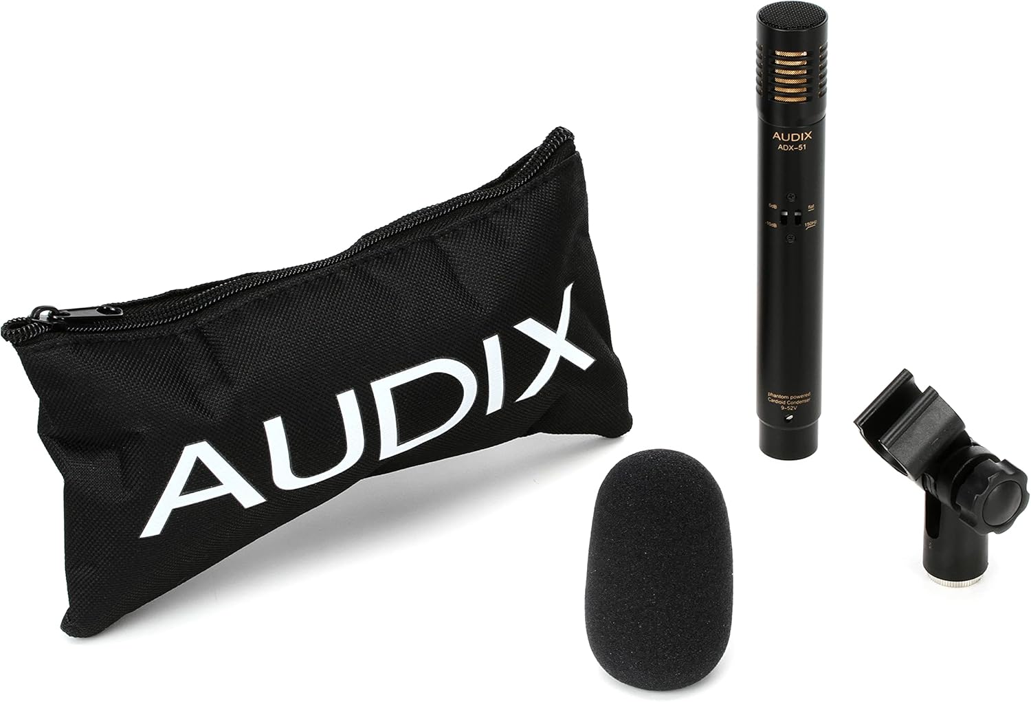 Micrófono Condensador Electret Profesional Audix ADX51 con Atenuador y Filtro de Corte 6