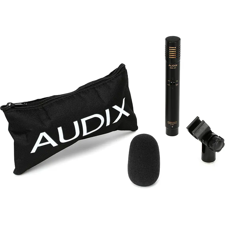 Micrófono Condensador Electret Profesional Audix ADX51 con Atenuador y Filtro de Corte 6