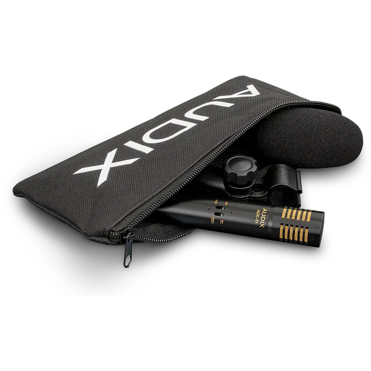 Micrófono Condensador Electret Profesional Audix ADX51 con Atenuador y Filtro de Corte 3
