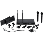 Sistema Inalámbrico de Dos Canales Audix AP42OM2A con Receptor R42 y Dos Transmisores de Mano H60/OM2 2