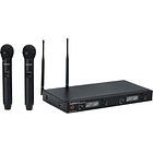 Sistema Inalámbrico de Dos Canales Audix AP42OM2A con Receptor R42 y Dos Transmisores de Mano H60/OM2 5