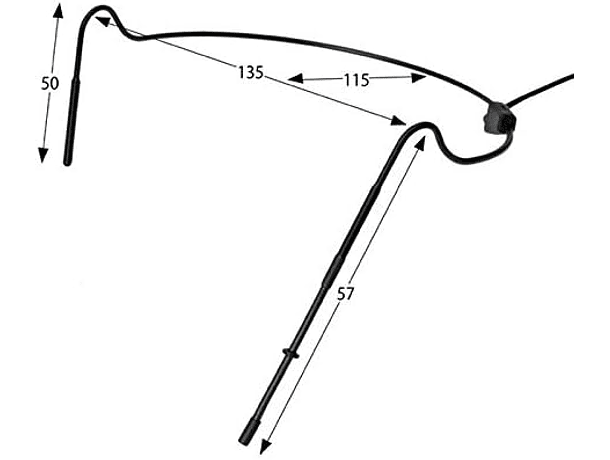 Micrófono Vocal de Cabeza Inalámbrico Audix HT5 de Doble Orejera