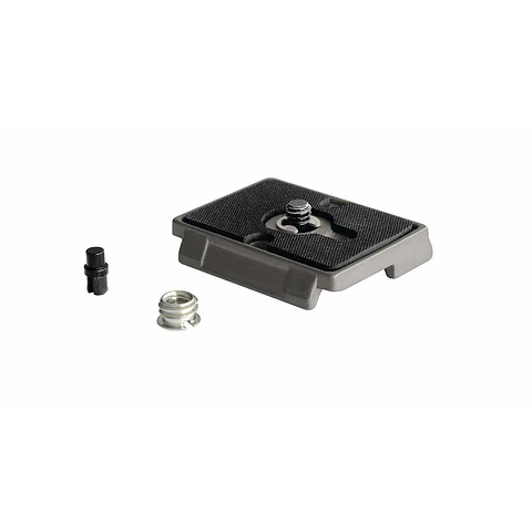 Placa de Liberación Rápida Manfrotto 200PL con Tornillo 1/4" y Goma Antideslizante
