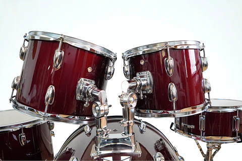 Kit de Batería Acústica Hebikuo GE1335 de 5 Piezas