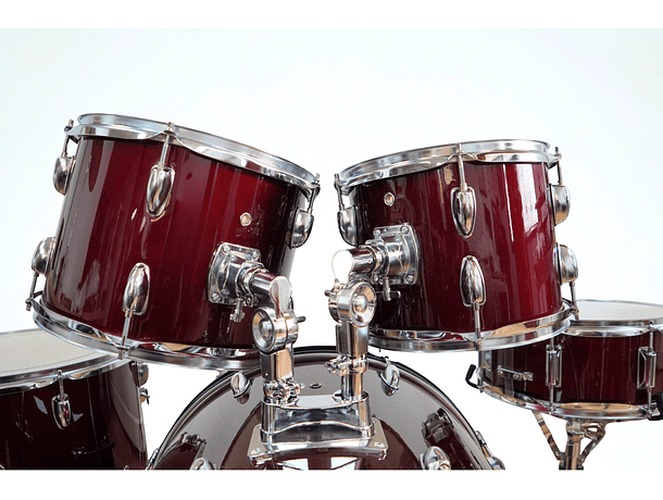 Kit de Batería Acústica Hebikuo GE1335 de 5 Piezas