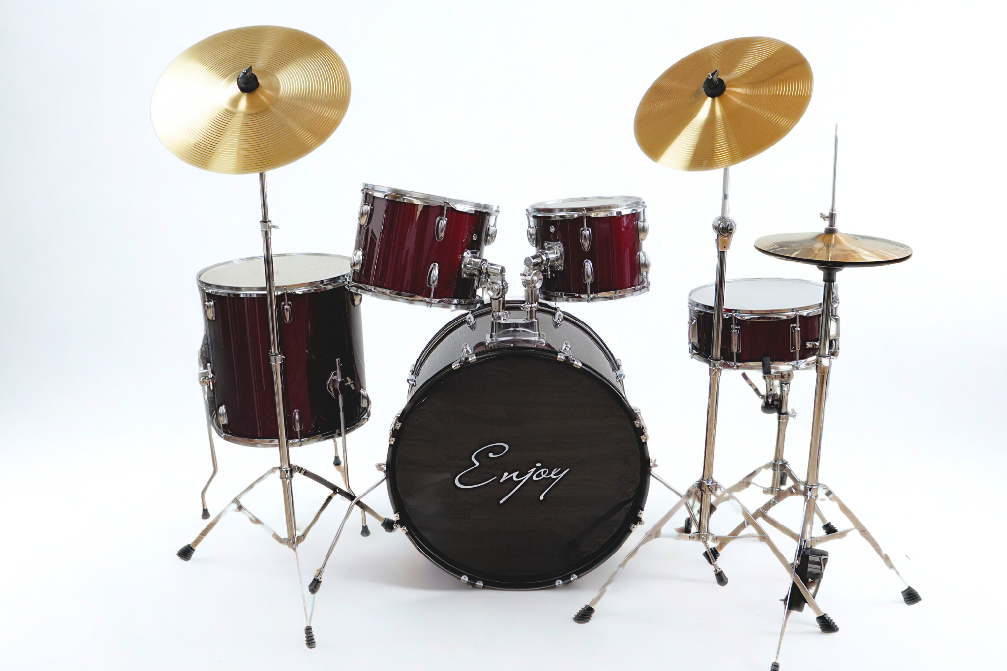 Kit de Batería Acústica Hebikuo GE1335 de 5 Piezas 3