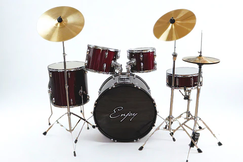 Kit de Batería Acústica Hebikuo GE1335 de 5 Piezas