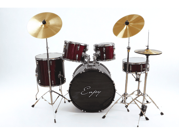 Kit de Batería Acústica Hebikuo GE1335 de 5 Piezas