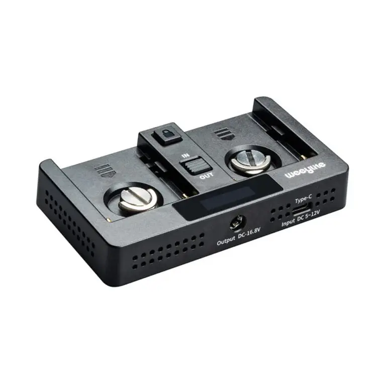 Placa Adaptadora de Batería NP-F Weeylite WB2 para Luces Viltrox 4
