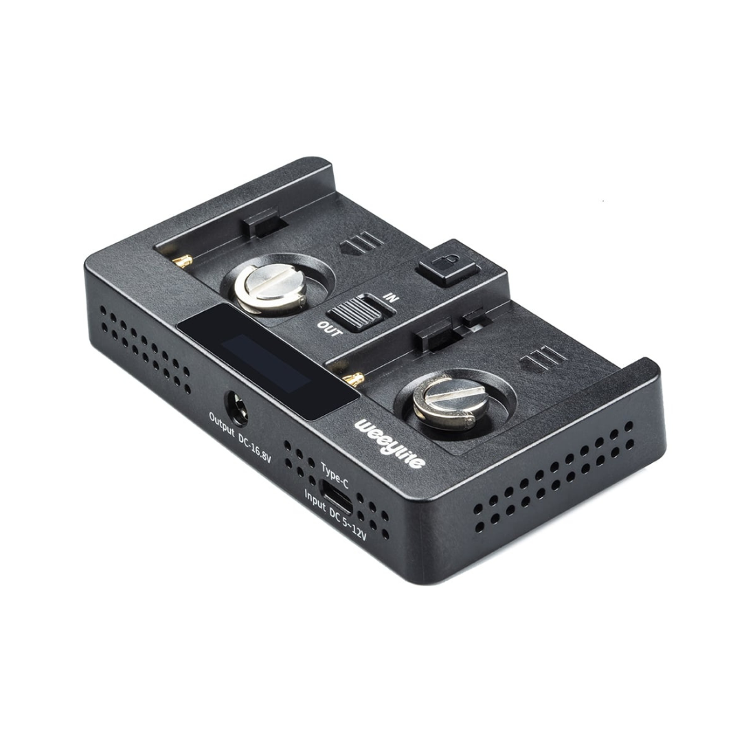 Placa Adaptadora de Batería NP-F Weeylite WB2 para Luces Viltrox 1