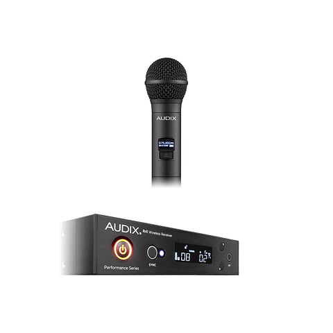 Sistema Inalámbrico Audix R41 con Transmisor de Mano H60/OM2