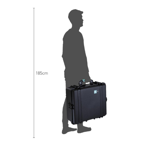 Maletín Rígido HPRC 2700 Con Espuma - Negro 4