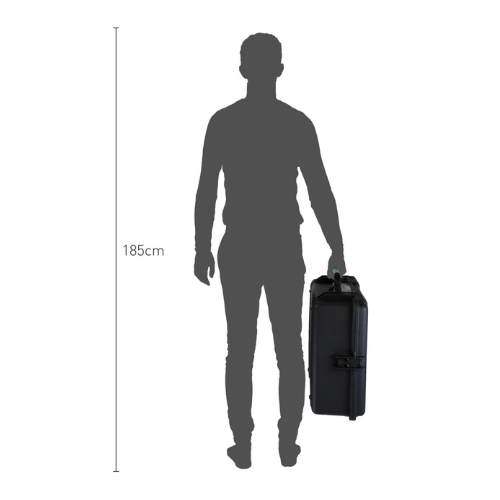 Maletín Rígido HPRC 2700 Con Espuma - Negro 6