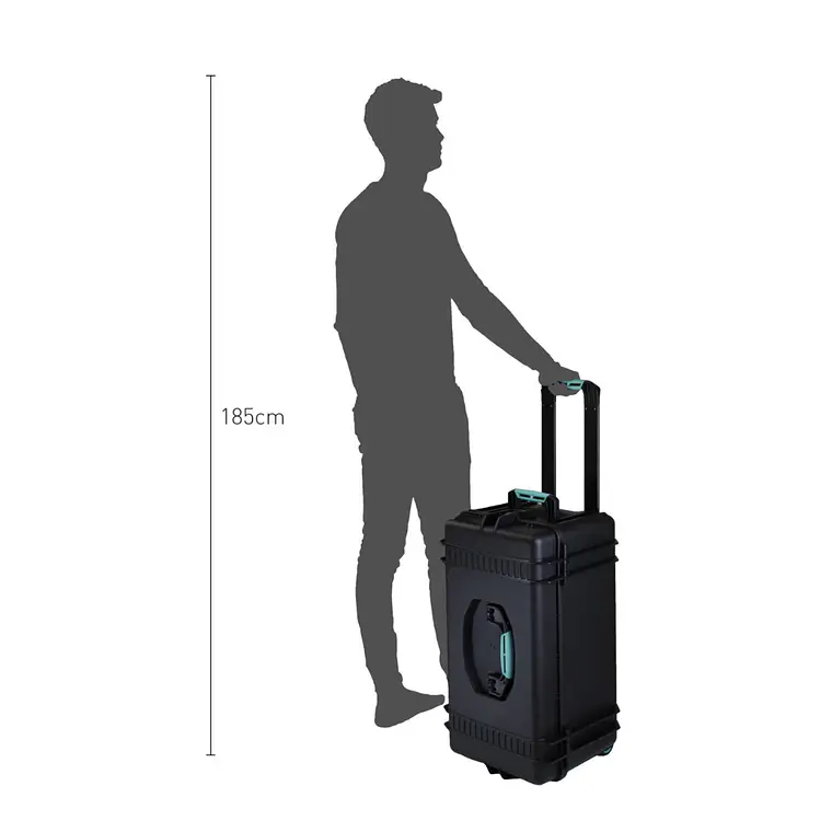 Maleta Rígida de Resina con 2 Ruedas HPRC 4300W   3