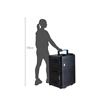 Maleta Rígida de Resina con 2 Ruedas HPRC 2800W 6