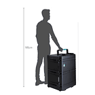 Maleta Rígida de Resina con 2 Ruedas HPRC 2800W 5