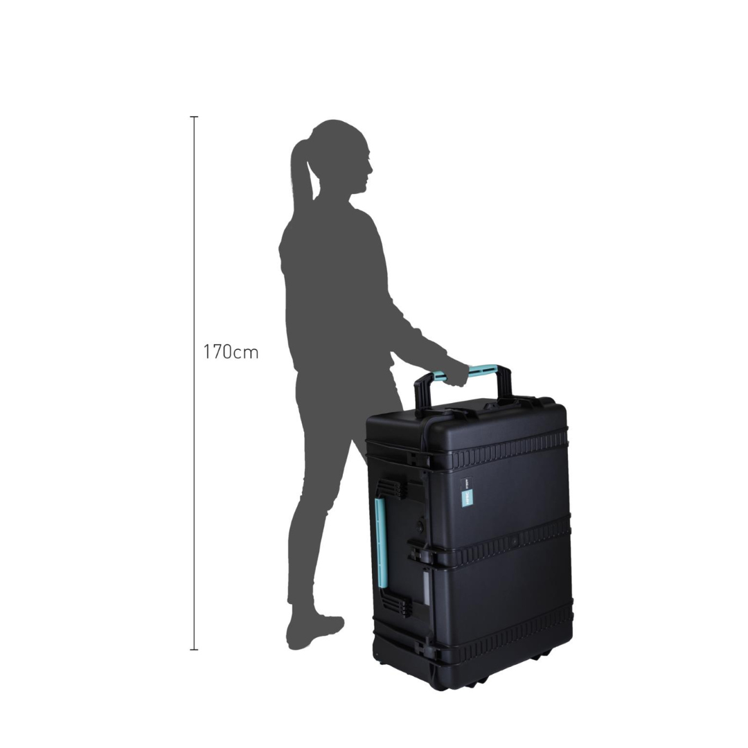 Maleta Rígida de Resina con Ruedas HPRC 2780W 6