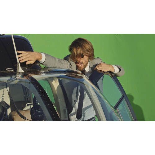 Kit de Fondo Panorámico Manfrotto Verde Chroma Key de 13 × 7,5 pies 4