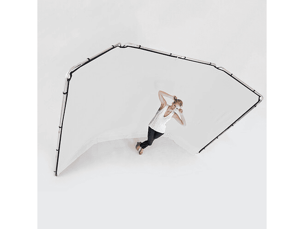 Fondo Panorámico Manfrotto Blanco de 4mts