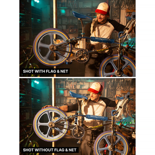 Kit de Bandera Manfrotto Rapid Flag de 0,46 × 0,61 Metros 12