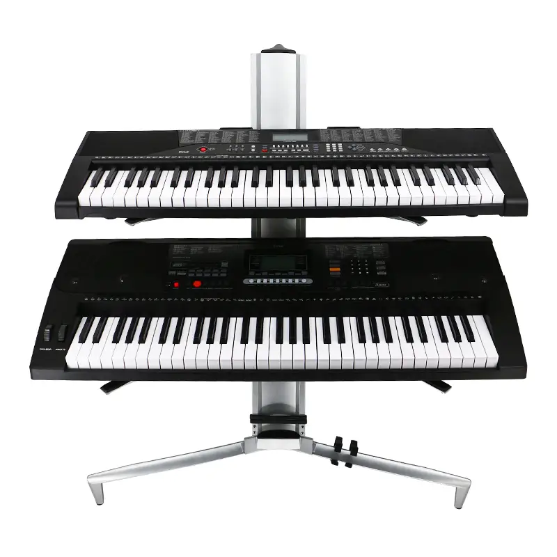 Soporte Doble para Teclado y Piano Electrónico 6