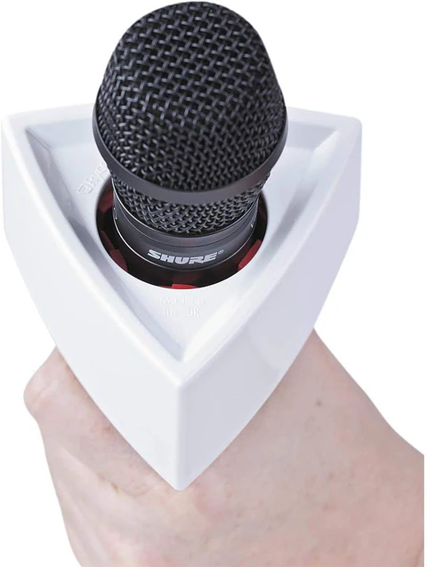 Bandera Triangular para Micrófono Rycote Blanca