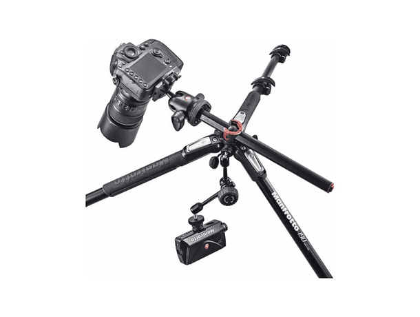 Trípode de Cámara Manfrotto 190XPRO de Aluminio con 3 Secciones