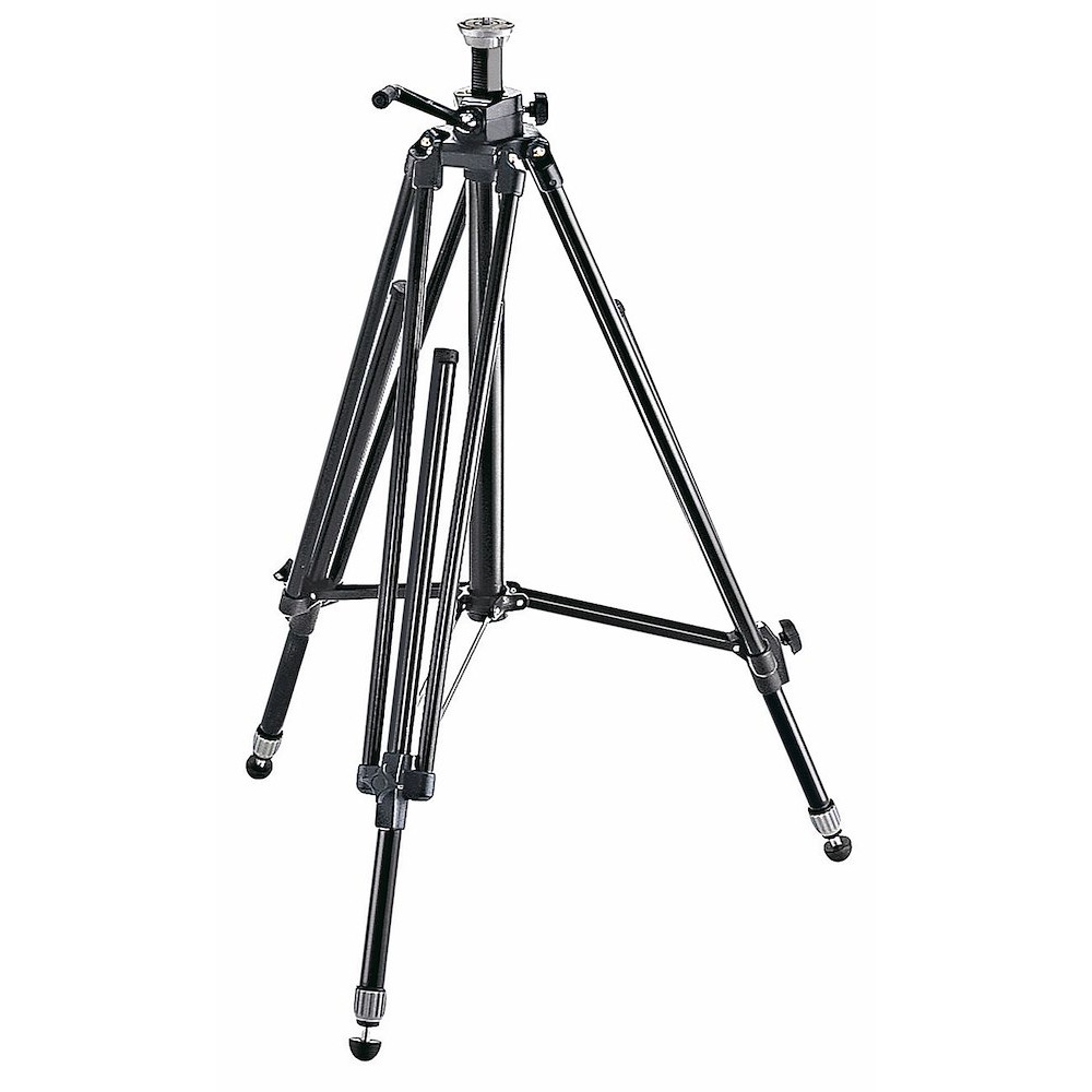 Trípode de Estudio Manfrotto 028B de Aluminio Negro Pro Triman 2