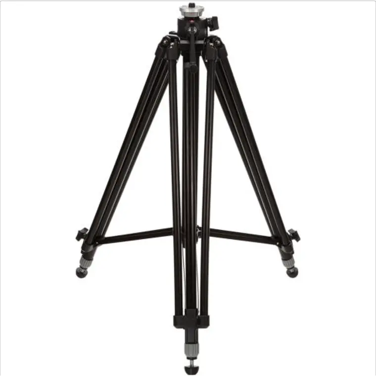 Trípode de Estudio Manfrotto 028B de Aluminio Negro Pro Triman 6