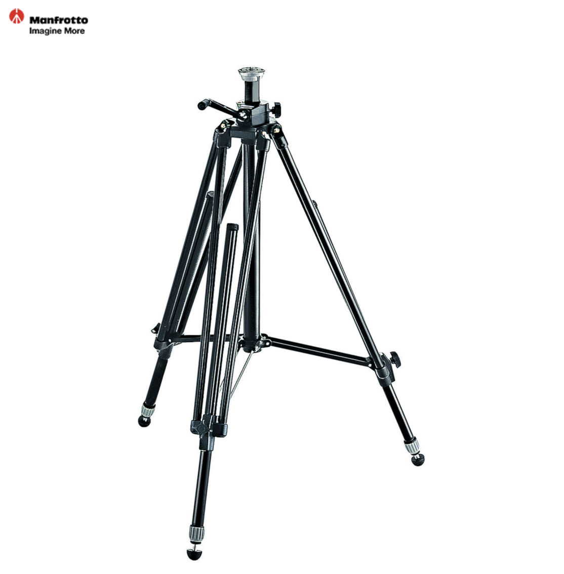 Trípode de Estudio Manfrotto 028B de Aluminio Negro Pro Triman 4
