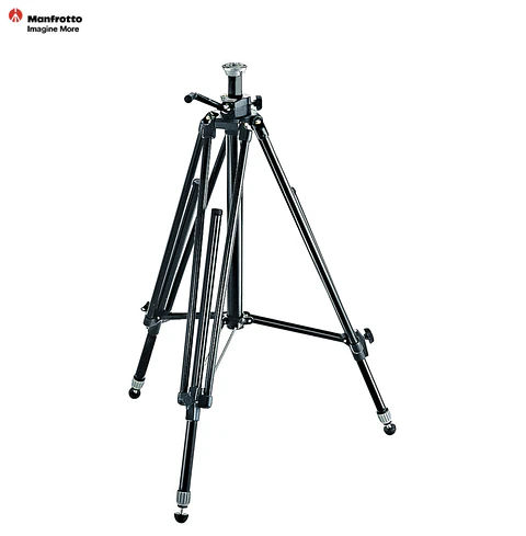 Trípode de Estudio Manfrotto 028B de Aluminio Negro Pro Triman