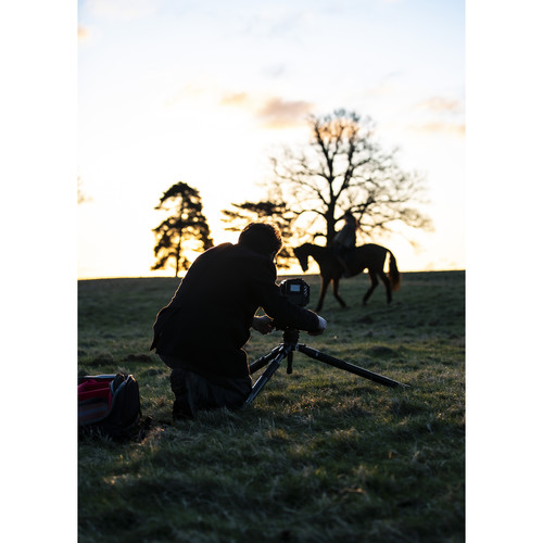 Sistema de Trípode Manfrotto 645 FAST de Aluminio con Cabezal Fluido Nitrotech 612 y Bolso 6