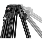 Sistema de Trípode Manfrotto 645 FAST de Aluminio con Cabezal Fluido Nitrotech 612 y Bolso 12