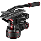 Sistema de Trípode Manfrotto 645 FAST de Aluminio con Cabezal Fluido Nitrotech 612 y Bolso 13