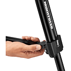 Sistema de Trípode Manfrotto 645 FAST de Aluminio con Cabezal Fluido Nitrotech 612 y Bolso 21