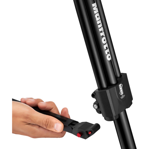 Sistema de Trípode Manfrotto 645 FAST de Aluminio con Cabezal Fluido Nitrotech 612 y Bolso 23