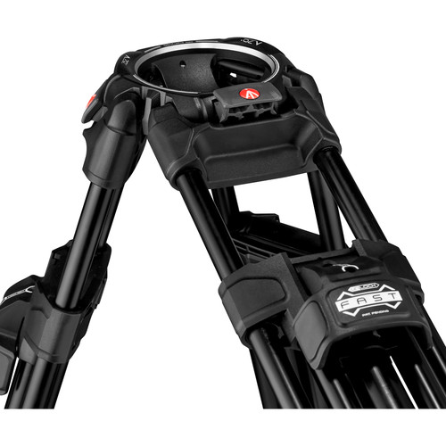 Sistema de Trípode Manfrotto 645 FAST de Aluminio con Cabezal Fluido Nitrotech 612 y Bolso 25
