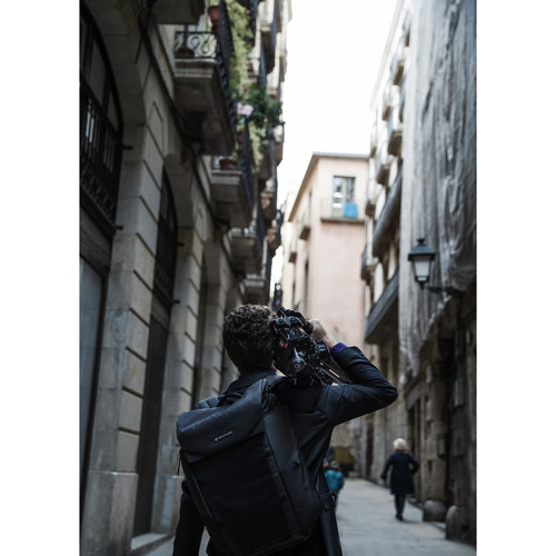 Sistema de Trípode Manfrotto 645 FAST de Aluminio con Cabezal Fluido Nitrotech 612 y Bolso 47