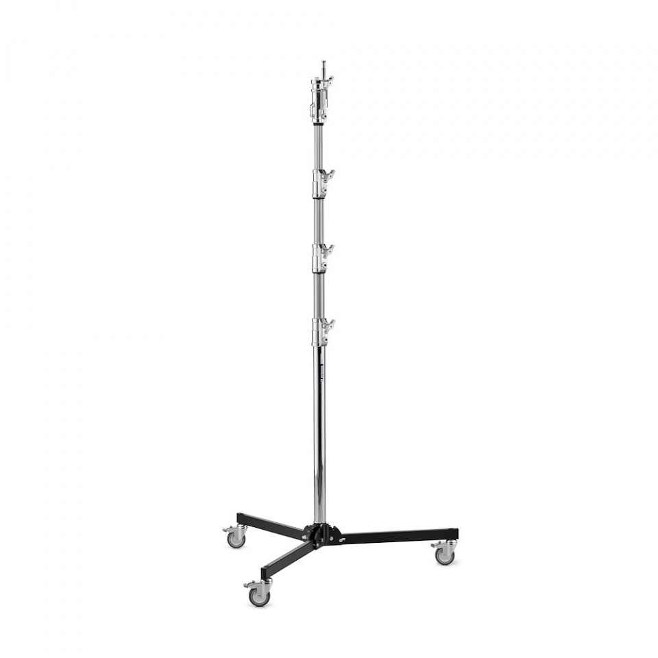 Stand con Ruedas Avenger 34 y Base Plegable - Negro 6