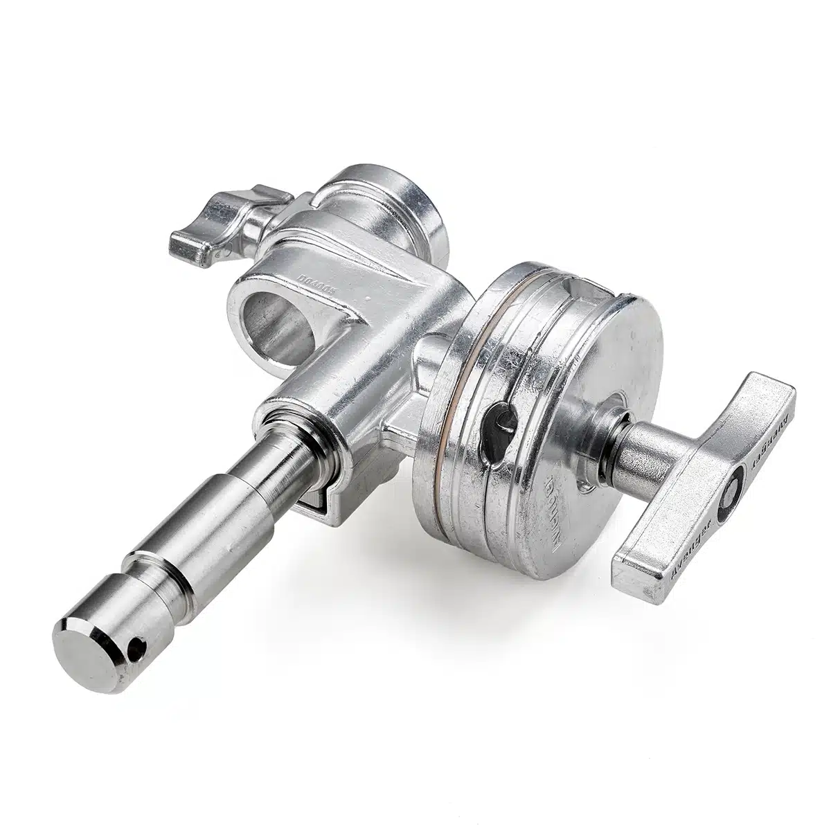 Rótula Jumbo Avenger de 4,5″ Plata con Espiga Junior y Receptor 3