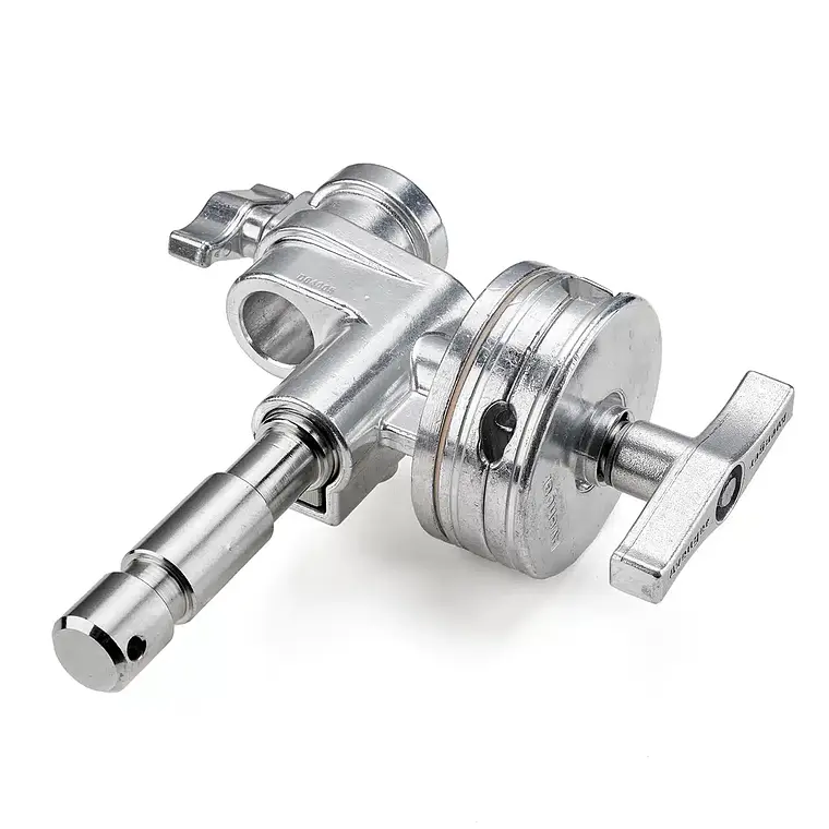 Rótula Jumbo Avenger de 4,5″ Plata con Espiga Junior y Receptor 3