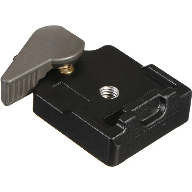 Adaptador de Plato Rectangular Manfrotto de Cambio Rápido con Roscas Universales 3