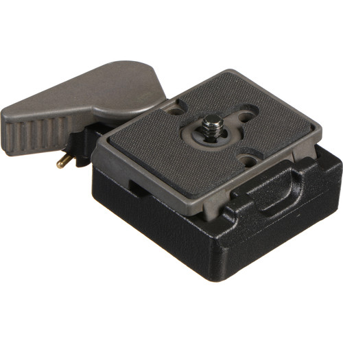 Adaptador de Plato Rectangular Manfrotto de Cambio Rápido con Roscas Universales 1