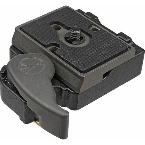 Adaptador de Plato Rectangular Manfrotto de Cambio Rápido con Roscas Universales 2
