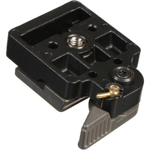 Adaptador de Plato Rectangular Manfrotto de Cambio Rápido con Roscas Universales 5