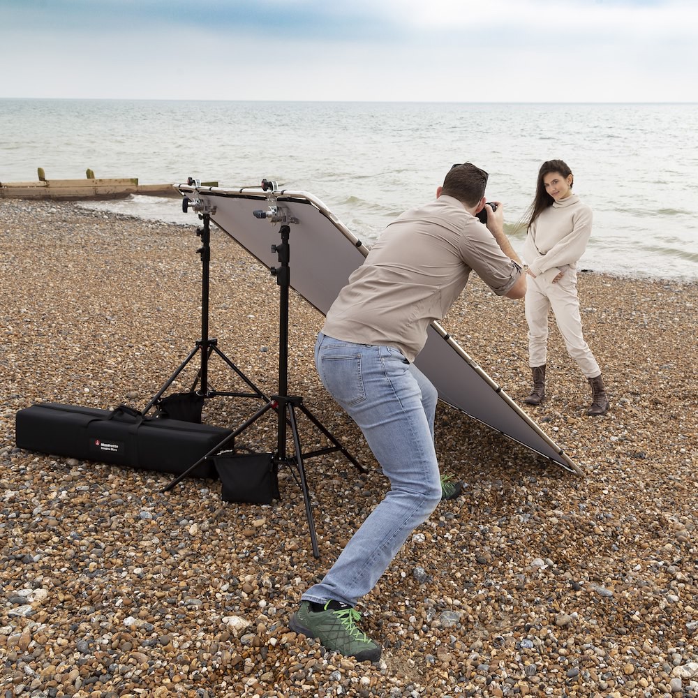 Kit Difusor Manfrotto Pro Scrim Todo en Uno de 2 × 2 Metros (Grande) 6