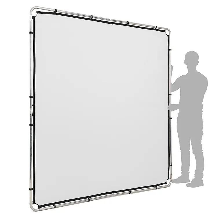 Kit Difusor Manfrotto Pro Scrim Todo en Uno de 2 × 2 Metros (Grande) 12
