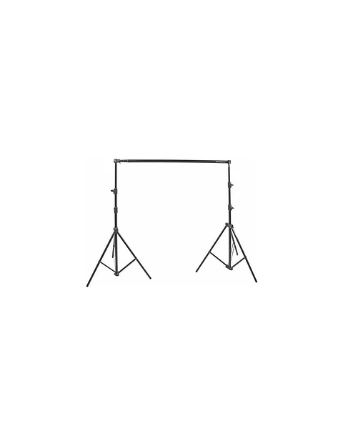 Soporte De Fondos Manfrotto Incluye Pinzas 275 Barra Superior Trípodes Laterales Y Bolso