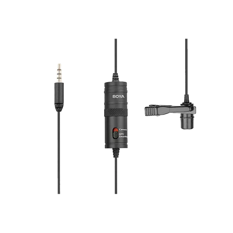 Micrófono Lavalier Omnidireccional Boya BY-M1 1