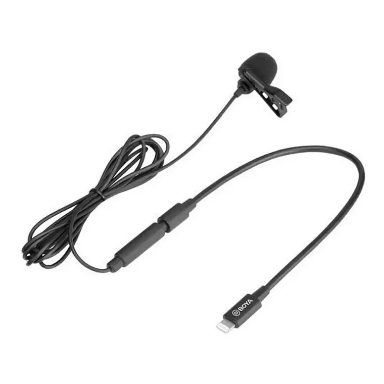 Micrófono Lavalier Condensador Omnidireccional Boya BY-M2 Negro 4